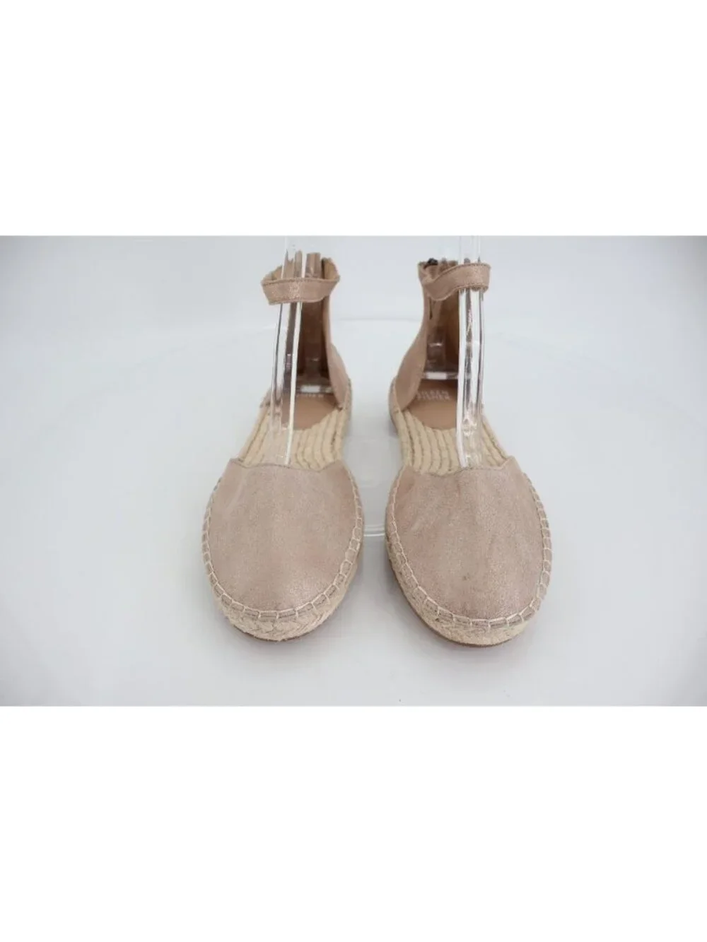 Eileen Fisher Womens Lala Espadrille Flat Size 6 Copper Gold Metallic Leather